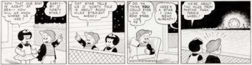 Ernie Bushmiller Nancy Daily Comic Strip Original Art dated 9-5-42 (United Feature Syndicate, 1942). Nancy, - | Heritage