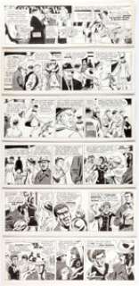 Al McWilliams Dateline: Danger Daily Comic Strip Original Art Group of 9 (Field Enterprises, 1970). Inspired by - | Heritage