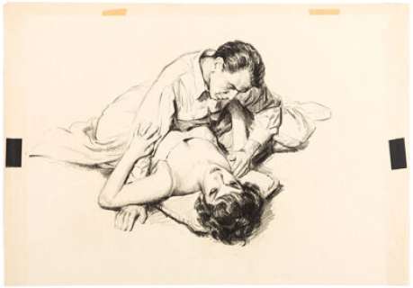 David Passalacqua Never So Few Movie Poster Illustration Original Art (MGM Pictures, 1959). Frank Sinatra and - | Heritage