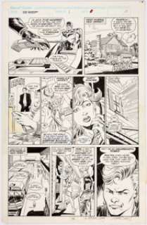 Mark Bagley and Al Williamson The New Warriors #1 Story Page 8 Original Art  (Marvel, 1990). Someone is slowly - | Heritage