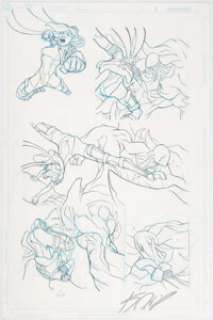 Kalman Andrasofszky iCandy #3 Story Page 6 Original Art (DC, 2004). Manga-fueled comic action! An exciting -