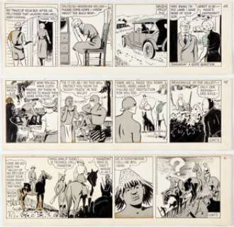 Wilson McCoy The Phantom Daily Comic Strip Original Art Group of 3 (King Features Syndicate, 1957-58). This - | Heritage