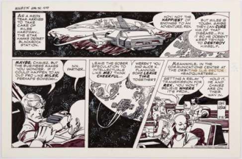 Gil Kane Star Hawks Daily Comic Strip Original Art dated 4-30-79 (United Feature Syndicate, 1979). A great - | Heritage