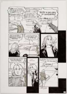 Terry Moore Strangers in Paradise #15 Story Page 11 Katchoo Original Art (Abstract Studio, 1998). A painful and - | Heritage