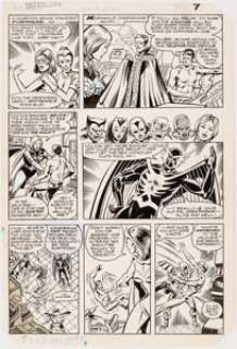Don Perlin and Mike Gustovich The Defenders #112 Story Page 6 Original Art (Marvel Comics, 1982). Perlin’s - | Heritage