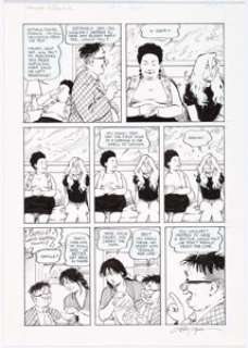 Terry Moore Strangers In Paradise V3#4 Story Page 13 Francine and Katchoo Original Art (Abstract Studio, 1995). - | Heritage