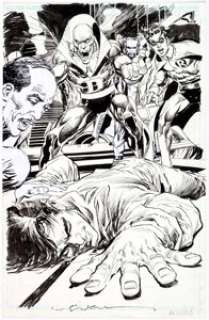 Bill Sienkiewicz - Deadman/Robin Illustration Original Art (c. 1990-2000s). Bill Sienkiewicz does his very best - | Heritage