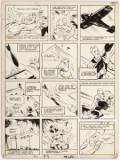 Harry Fisk Master Comics #1 Story Page 3 Original Art (Fawcett, 1940).... | Heritage