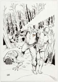 Mike Leeke and Tom Ryder The H.A.R.D. Corps #6 Cover Original Art (Acclaim/Valiant, 1992)....