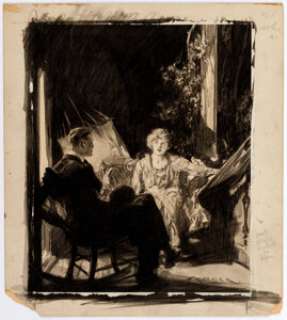 Frederick R. Gruger Saturday Evening Post Spot Illustration Original Art (Curtis Publishing, c. 1920s).... | Heritage