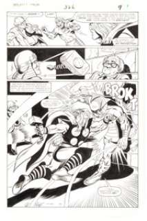 Alan Kupperberg and Jon D’Agostino Thor #326 Story Page 8 Original Art (Marvel Comics, 1982).... | Heritage