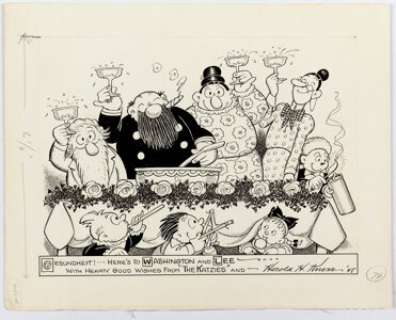 Harold Knerr Der Katzenjammer Kids - Washington and Lee University 200th Anniversary Publication Illustration Orig... | Heritage