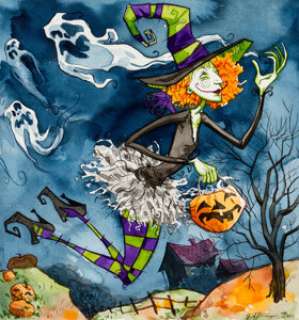 Jill Thompson Scary Godmother Painting Original Art (1997).... | Heritage