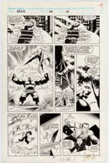 Dale Keown and Bob McLeod Incredible Hulk #371 Page #19 Original Art (Marvel, 1990).... | Heritage