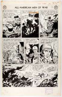 Joe Kubert All-American Men of War #20 Story page 3 Original Art (DC, 1955).... | Heritage