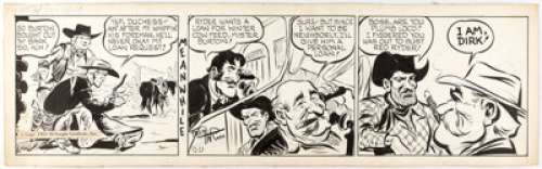 Fred Harman Red Ryder Daily Comic Strip Original Art dated 12-21-51 (McNaught, 1951).... | Heritage