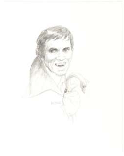 Ken Bald - Barnabus Collins from Dark Shadows Illustration Original Art and Two Prints (c. 1990s).... (Total: 3 Items)