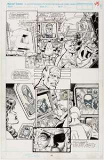 George Peréz and Joe Rubinstein The Infinity Gauntlet #2 Story Page 38 Original Art (Marvel, 1991).... | Heritage