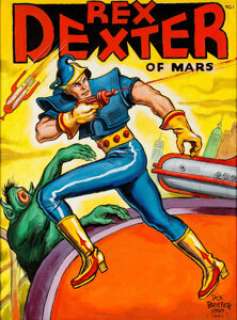 Dick Briefer Rex Dexter of Mars #1 Cover Re-Creation Original Art (1980).... | Heritage