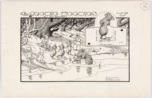 William Donahey The Teenie Weenies Sunday Comic Strip Original Art dated 2-21-60 (News Syndicate Co., 1960).... | Heritage