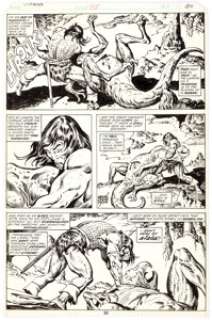 John Buscema and Ernie Chan Conan the Barbarian #95 Story Page 16 Original Art (Marvel, 1979).... | Heritage