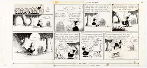 Russell Myers Broom Hilda Sunday Comic Strip Original Art 7-5-70 (Chicago Tribune, 1970).... | Heritage