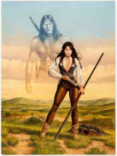 Larry Elmore Mystic Planes Painting Original Art (1999)....