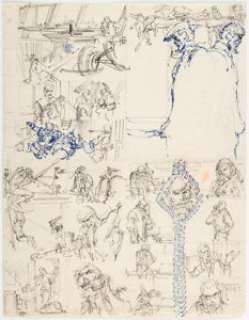 Neal Adams Green Lantern/Green Arrow #87 Preliminary Artwork Layout Pages 1, 2, 5, and 6 Original Art (DC, 1971-72... | Heritage