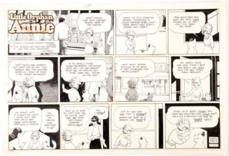 Harold Gray Little Orphan Annie Sunday Comic Strip Original Art dated 6-11-67 (Chicago Tribune, 1967).... | Heritage