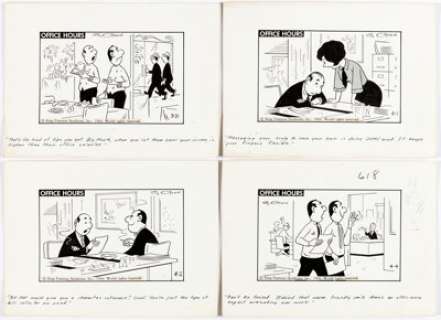 Cy Olson Office Hours Daily Single-Panel Comic Strip Original Art (King Features Syndicate, 1960s).... (Total: 100 Original Art) | Heritage