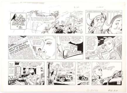 Bob Lubbers Robin Malone Sunday Comic Strip Original Art dated 9-10-67 (NEA, 1967).... | Heritage