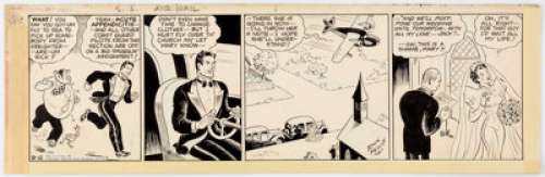 Zack Mosley Smilin’ Jack Daily Comic Strip Original Art dated 9-12-39 (News Syndicate, 1939).... | Heritage