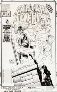 Dave Hoover Captain America #431 Cover Original Art (Marvel, 1994).... | Heritage