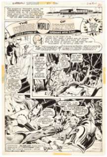 Dick Giordano Superman #271 Complete 6-Page Story "The Warriors of Lightning Valley!" Original Art (DC, 1974).... (Total: 6 Original Art) | Heritage