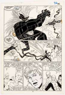  - Jackson "Butch" Guice and John Beatty New Mutants #50 Page 32 Original Art (Marvel, 1987). Warlock, Sunspot, -