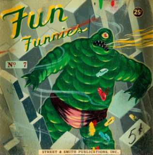 Ryan Heshka Fun Funnies Comic-Book Style Painting (Secret Headquarters & BLAB!, 2008). Heshka imagines a - | Heritage