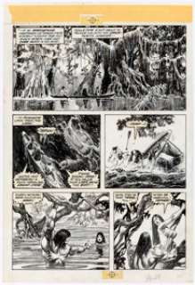 Alfredo Alcala The Savage Sword of Conan Pages 29-31 from "The Demon in the Dark" Original Art Group of 3 (Marvel ... (Total: 3 Original Art) | Heritage