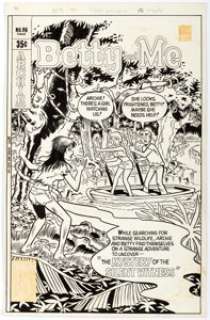 Stan Goldberg and Rudy Lapick Betty and Me #96 Cover Original Art (Archie Publications, 1978).... | Heritage