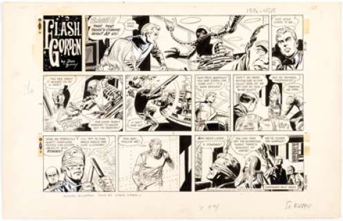 Dan Barry and Bob Fujitani Flash Gordon Sunday Comic Strip Original Art dated 3-16-69 (King Features Syndicate, 19... | Heritage