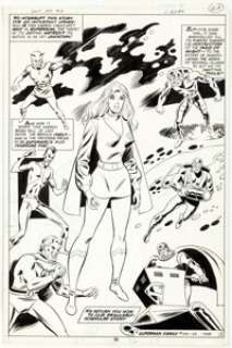 Don Heck and Joe Giella Superman Family #194 Splash Story Page 5 Original Art (DC, 1979).... | Heritage
