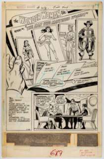 Curt Swan and Tex Blaisdell Wonder Woman #212 Story Page 1 Original Art (DC, 1974).... | Heritage