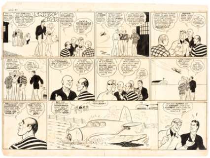 Zack Mosley Smilin’ Jack Sunday Comic Strip Original Art dated 3-31-40 (Chicago Tribune, 1940).... | Heritage