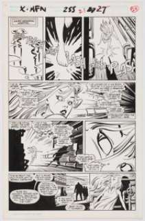 Marc Silvestri and Dan Green Uncanny X-Men #255 Page 21 Original Art (Marvel, 1989).... | Heritage