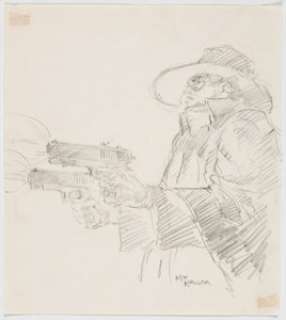 Michael Kaluta - The Shadow Illustration Original Art (c. 1990s). ... | Heritage