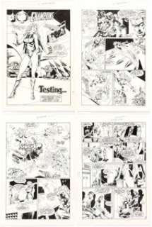 Chris Marrinan and Dell Barras Champions #5 Complete 26-Page Story Original Art (Heroic Publ., 1988). ... (Total: 26 Original Art) | Heritage