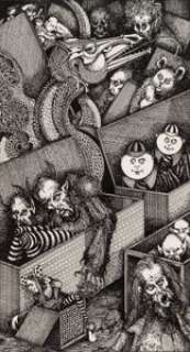  - Ian Miller Martian Chronicles "Usher II" Illustration Original Art (1979)....