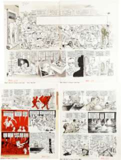  - Mort Drucker MAD #215 Near-Complete Story "A Crock o‘ Blip Now" (Apocalypse Now parody) Original Art G... (Total: 6 Original Art)