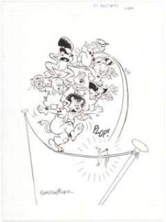 Sheldon Mayer The Best of DC #43 (a.k.a. Funny Stuff) Cover Preliminary Original Art (DC Comics, 1983). Mayer’s - | Heritage