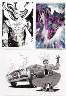 Marcio Abreu, Stuart Sayger, and others - Comic Illustration Original Art Group of 7 (c. 2015-2019).... (Total: 7 Original Art)