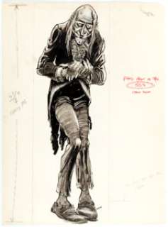 Ernie Colon - Uncle Creepy: Creepy Magazine Host House Ad Original Art (c. 1970s).... | Heritage